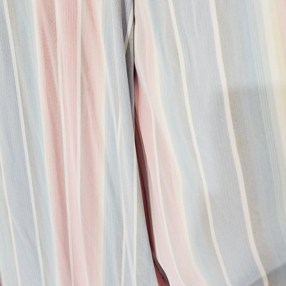 JCPENNY 1976 Spring Summer Kimono Robe Rainbow Longline Slinky Drappy Vintage - Picture 11 of 14